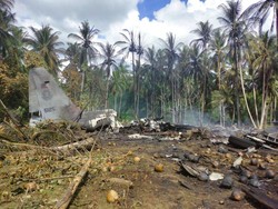 Filipina Selidiki Jatuhnya Pesawat Militer yang Tewaskan 50 Orang
