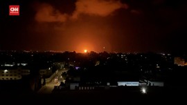 VIDEO: Israel Serang Situs Penting Hamas, Satu Orang Terluka