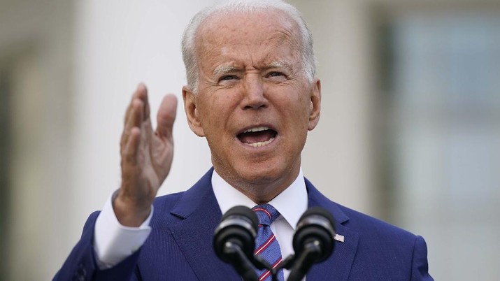 Biden gelar pesta di gedung putih. (AP/Patrick Semansky)
