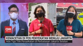 VIDEO: Kemacetan di Pos Penyekatan Menuju Jakarta