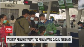 VIDEO: Tak Penuhi Syarat, 750 Penumpang Gagal Terbang
