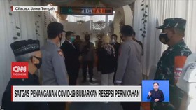 VIDEO: Satgas Penanganan Covid-19 Bubarkan Resepsi Pernikahan