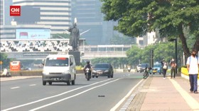 VIDEO: PPKM Darurat, Ruas Sudirman-Thamrin Lengang