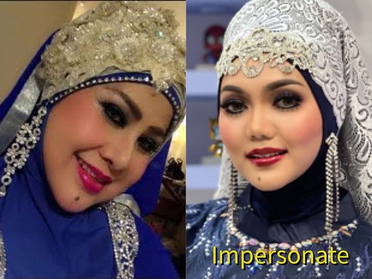 Rina Nose memiliki kemampuan impersonate artis lain&period; Intip dandanan totalitas Rina Nose saat impersonate&excl;