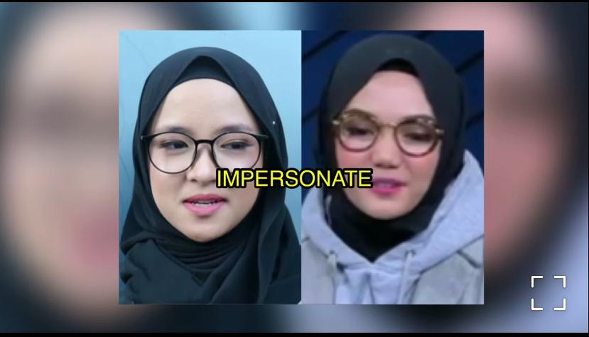 Rina Nose memiliki kemampuan impersonate artis lain&period; Intip dandanan totalitas Rina Nose saat impersonate&excl;