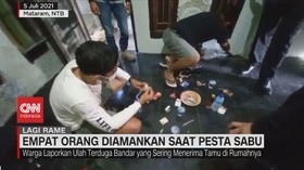 VIDEO: Empat Orang Diamankan Saat Pesta Sabu