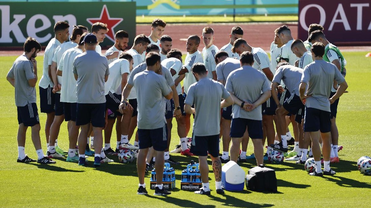 FOTO: Persiapan Italia vs Spanyol Jelang Semifinal Euro 2020