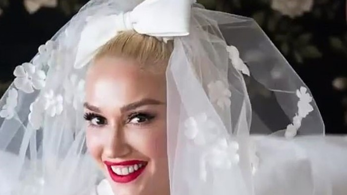 gaun pengantin gwen stefani
