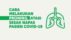 INFOGRAFIS: Cara Proning, Atasi Sesak Napas Pasien Covid-19