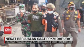 VIDEO: Nekat Berjualan Saat PPKM Darurat
