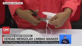 VIDEO: Cerdas Mengolah Limbah Masker