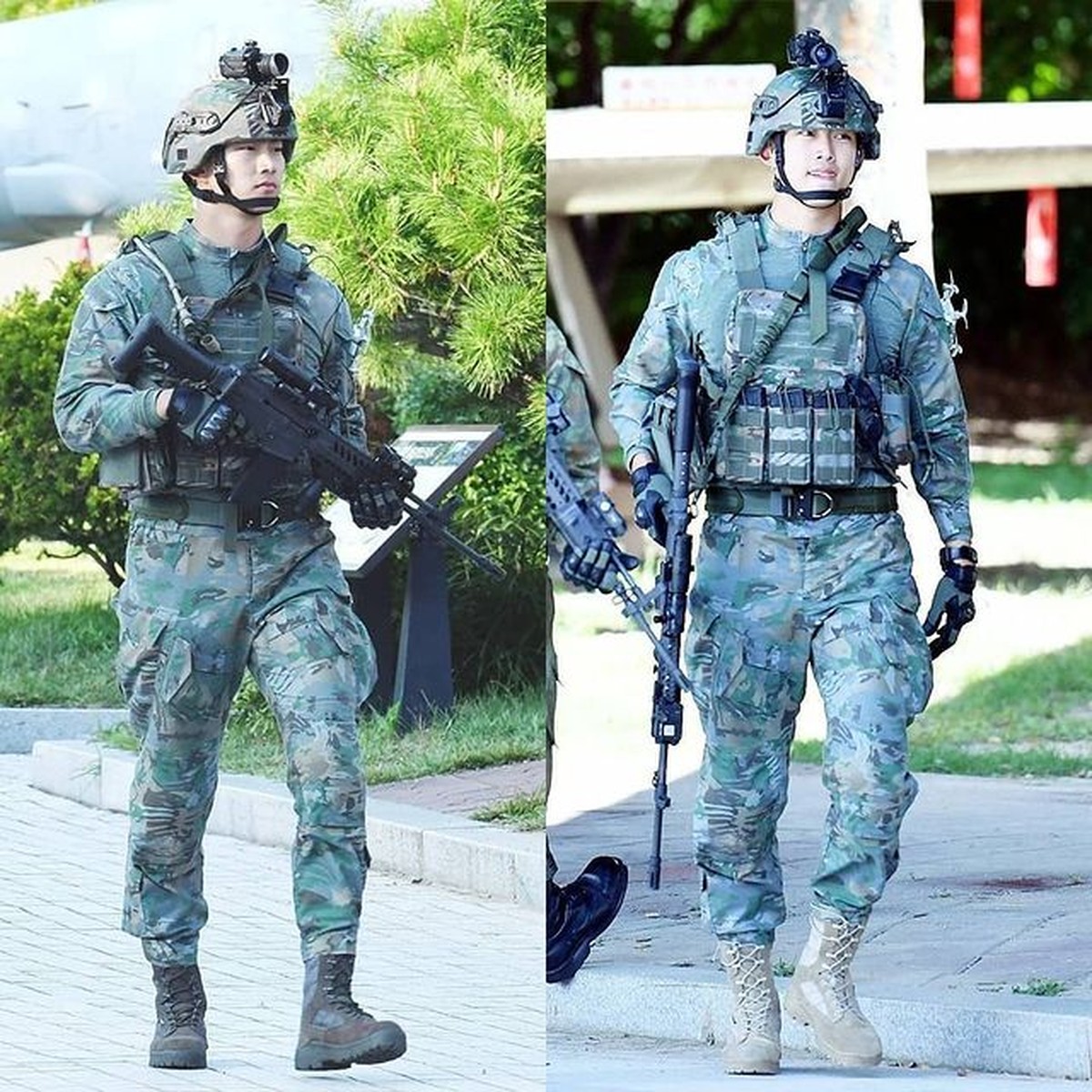 Foto-foto Taecyon 2PM saat wamil beredar di media sosial jadi sorotan&period; Yuk kita intip&excl;