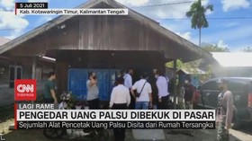 VIDEO: Pengedar Uang Palsu Dibekuk Saat Berbelanja di Pasar