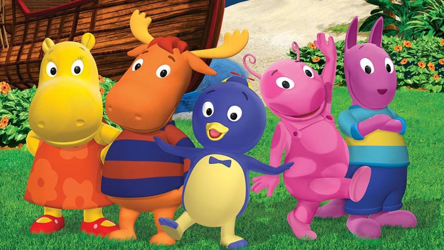 The Backyardians The Backyardigans. From left: Tasha, Tyrone, Pablo, Uniqa, Austin