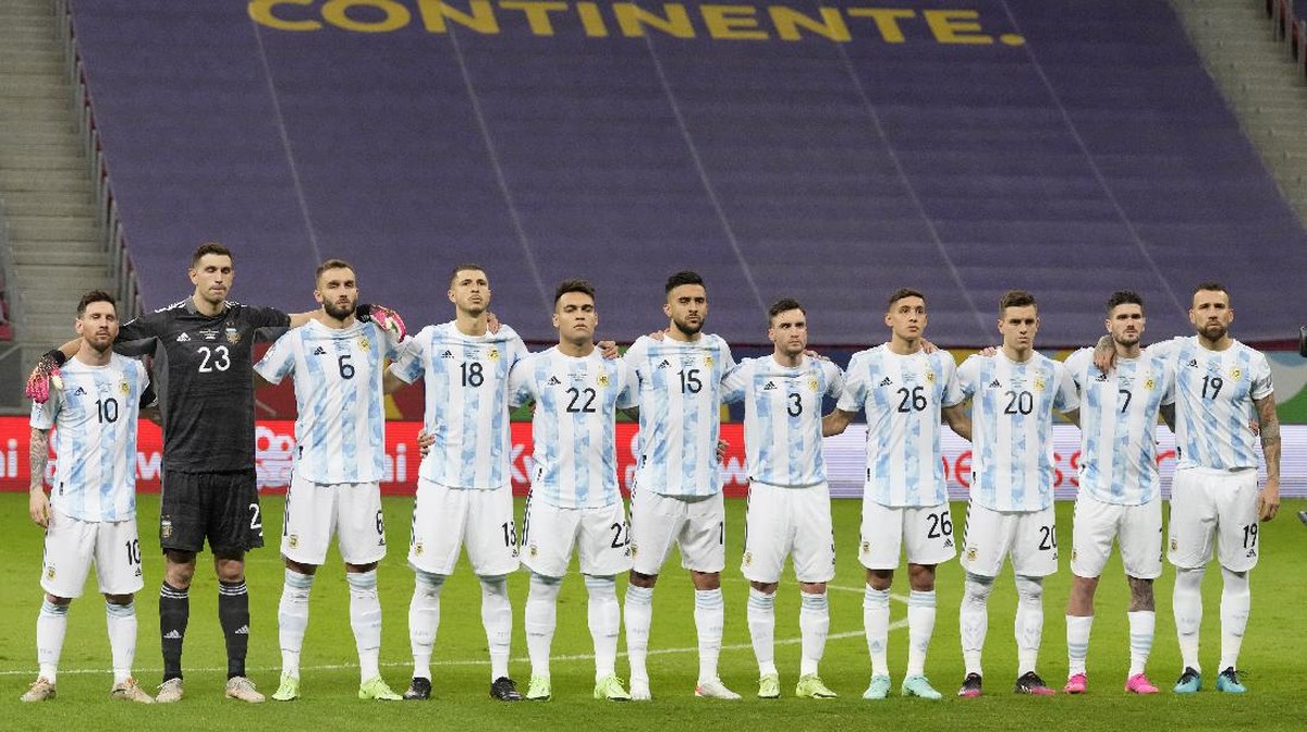 FOTO: Sengsara Argentina ke Final Copa America 2021