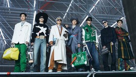 Debut Runway, BTS Pamerkan Koleksi Terbaru Louis Vuitton