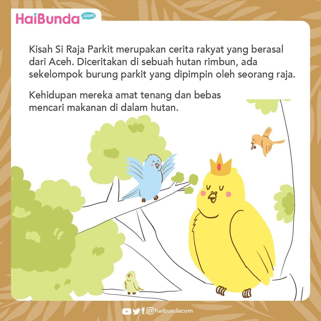 Cerita Nusantara Raja Parkit