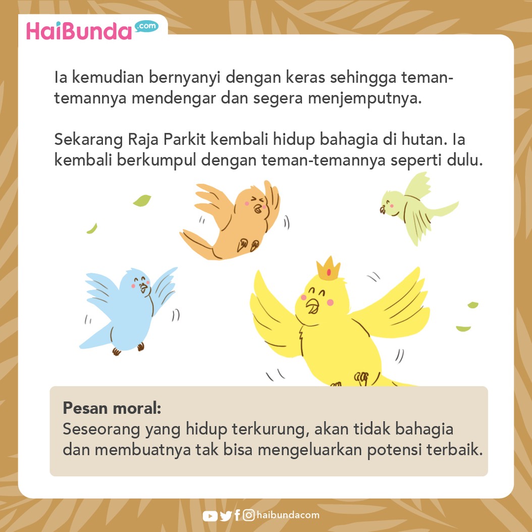 Cerita Nusantara Raja Parkit