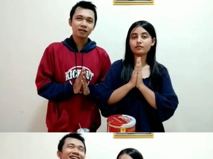 Cerai, YouTuber Cantik India Nangis & Peluk Pria Tulungagung Bikin Bingung
