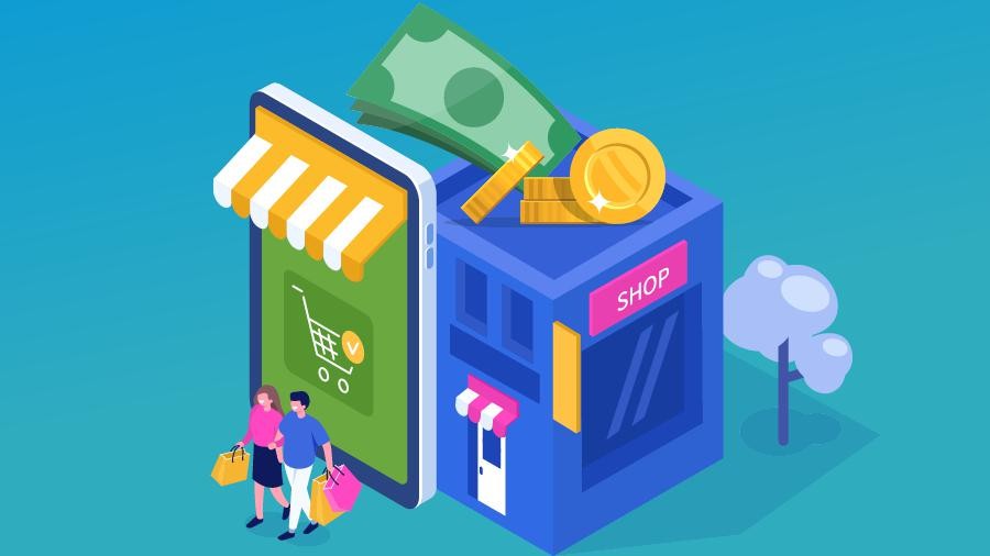 Ilustrasi Jualan Online