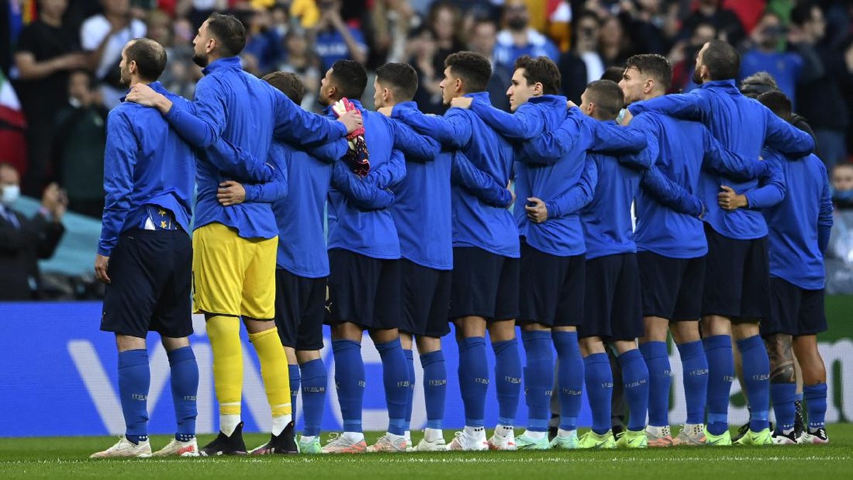 FOTO: Drama Timnas Italia ke Final Euro 2020