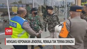 VIDEO: Mengaku Keponakan Jenderal, Remaja Tak Terima Dirazia