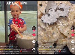 Mewah! Anak Rachel Vennya Bikin Pasta Berbahan Jamur Puluhan Juta