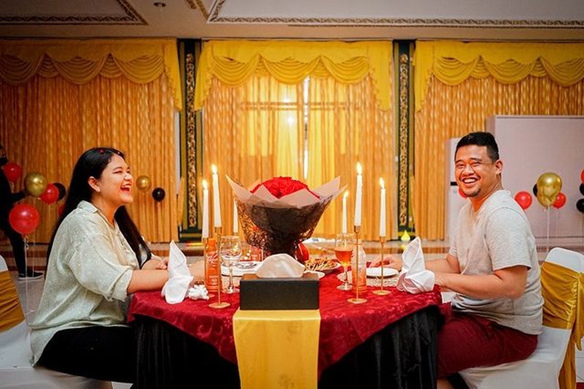 Bobby Nasution suami Kahiyang Ayu baru saja mendapatkan kejutan dari sang istri karena berulang tahun&period; Yuk kita intip perayaanya&excl;
