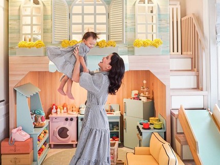 10 Potret Rumah-rumahan Mewah Anak Shandy Aulia, Ada Dapur dan Gym Kecil