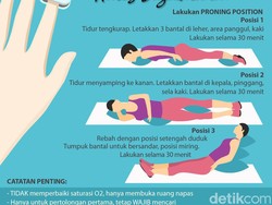 3 Teknik Proning, Pertolongan Darurat Saat Saturasi Oksigen Drop