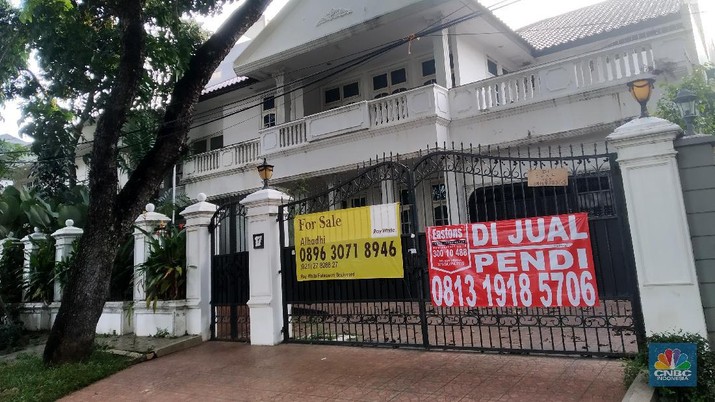 Ilustrasi rumah di kawasan Pondok Indah, Jakarta. (CNBC Indonesia/Muhammad Sabki)