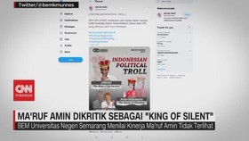 VIDEO: Ma'ruf Amin Dikritik Sebagai 'King Of Silent'
