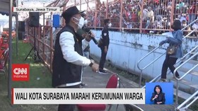 VIDEO: Walikota Surabaya Marahi Kerumunan Warga