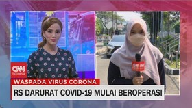 VIDEO: RS Darurat Covid-19 di Asrama Haji Pondok Gede