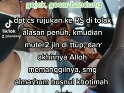 Detik-detik Lansia Bandung Meninggal di Taksi Online Saat Mencari RS