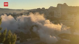 VIDEO: Israel Ledakkan Rumah Pria Palestina Pelaku Penembakan