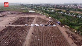 VIDEO: Sejuta Kesedihan di Pemakaman Covid-19 di Jakarta