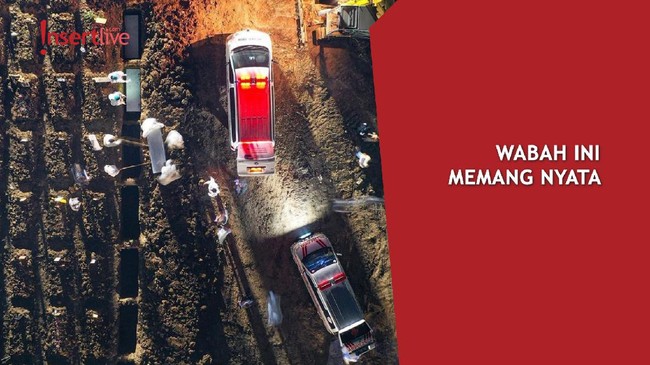 Viral Video Jenazah Covid-19 Diantar Ambulans ke TPU Rorotan