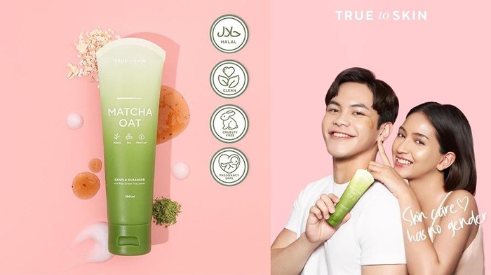 Matcha Oat Gentle Cleanser, Face Wash Berbahan Dasar Matcha Terbaru dari True to Skin Matcha Oat Gentle Cleanser, Face Wash Berbahan Dasar Matcha Terbaru dari True to Skin