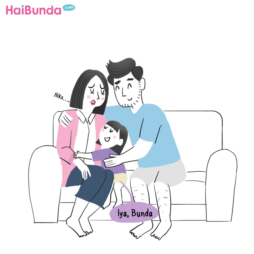 Gimana ya, Bun jelasin cara orang meninggal kepada Si Kakak?