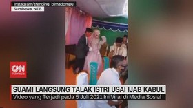 VIDEO: Suami Langsung Talak Istri Usai Ijab Kabul