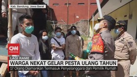VIDEO: Warga Nekat Gelar Pesta Ulang Tahun