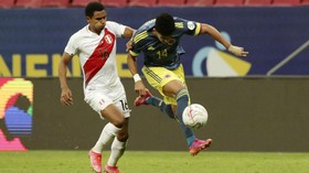 FOTO: Menang Dramatis, Kolombia Peringkat Ketiga Copa America
