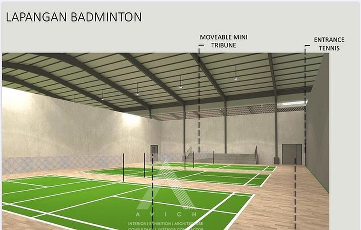 Raffi Ahmad dikabarkan akan membangun sebuah sarana olahraga mewah&period; Yuk kita intip seperti apa desainnya&excl;
