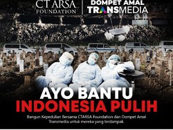 CT Arsa Foundation-Dompet Amal Transmedia Buka Donasi untuk Penanganan COVID