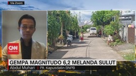 VIDEO: Gempa Magnitudo 6,2 Melanda Sulawesi Utara