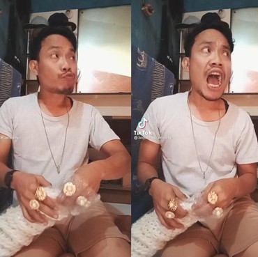 Ngakak! Pria Ini Parodikan Gaya Ayah Rojak Pamer Ayu Ting Ting Mampu Beli Rumah Mewah