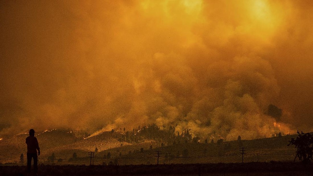 FOTO: Gelombang Panas Picu Kebakaran di California