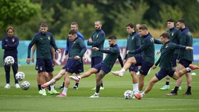 FOTO: Adu Taktik Italia vs Inggris Berebut Takhta Euro 2020