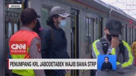 VIDEO: Penumpang KRL Jabodetabek Wajib Bawa STRP